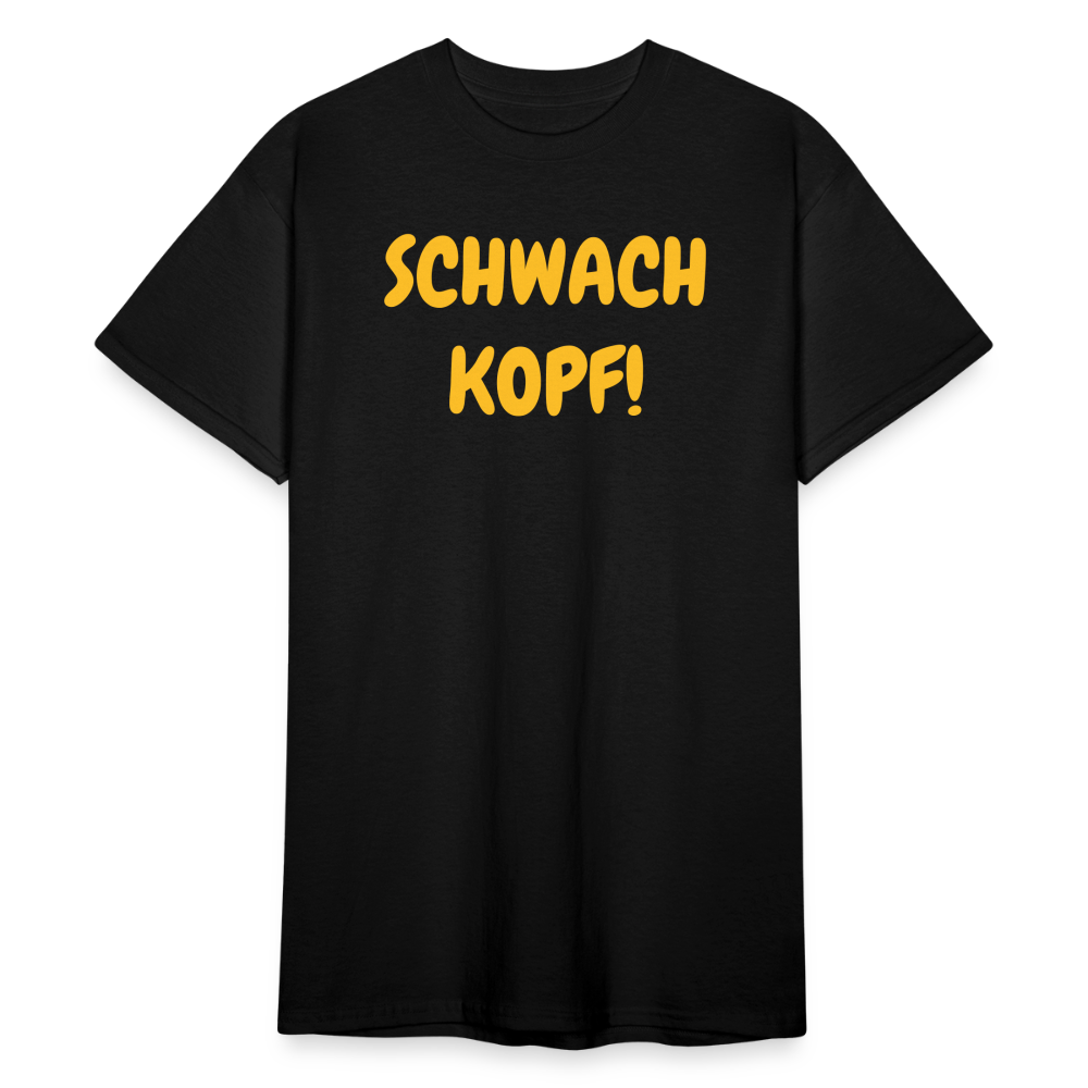 SSW1821 Tshirt SCHWACH KOPF! - Schwarz