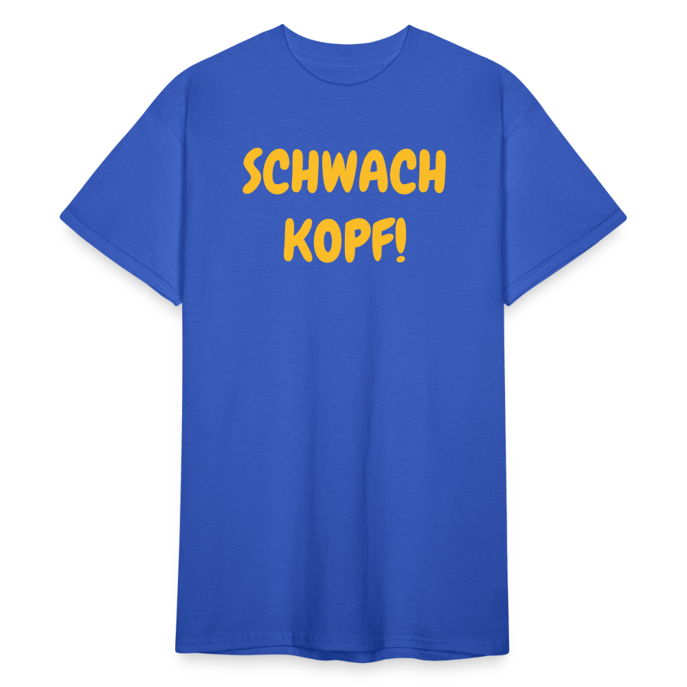 SSW1821 Tshirt SCHWACH KOPF! - Königsblau