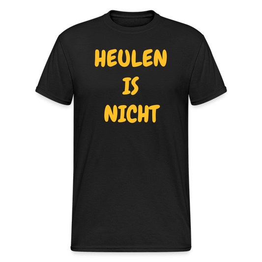 SSW1825 Tshirt HEULEN IS NICHT - Schwarz