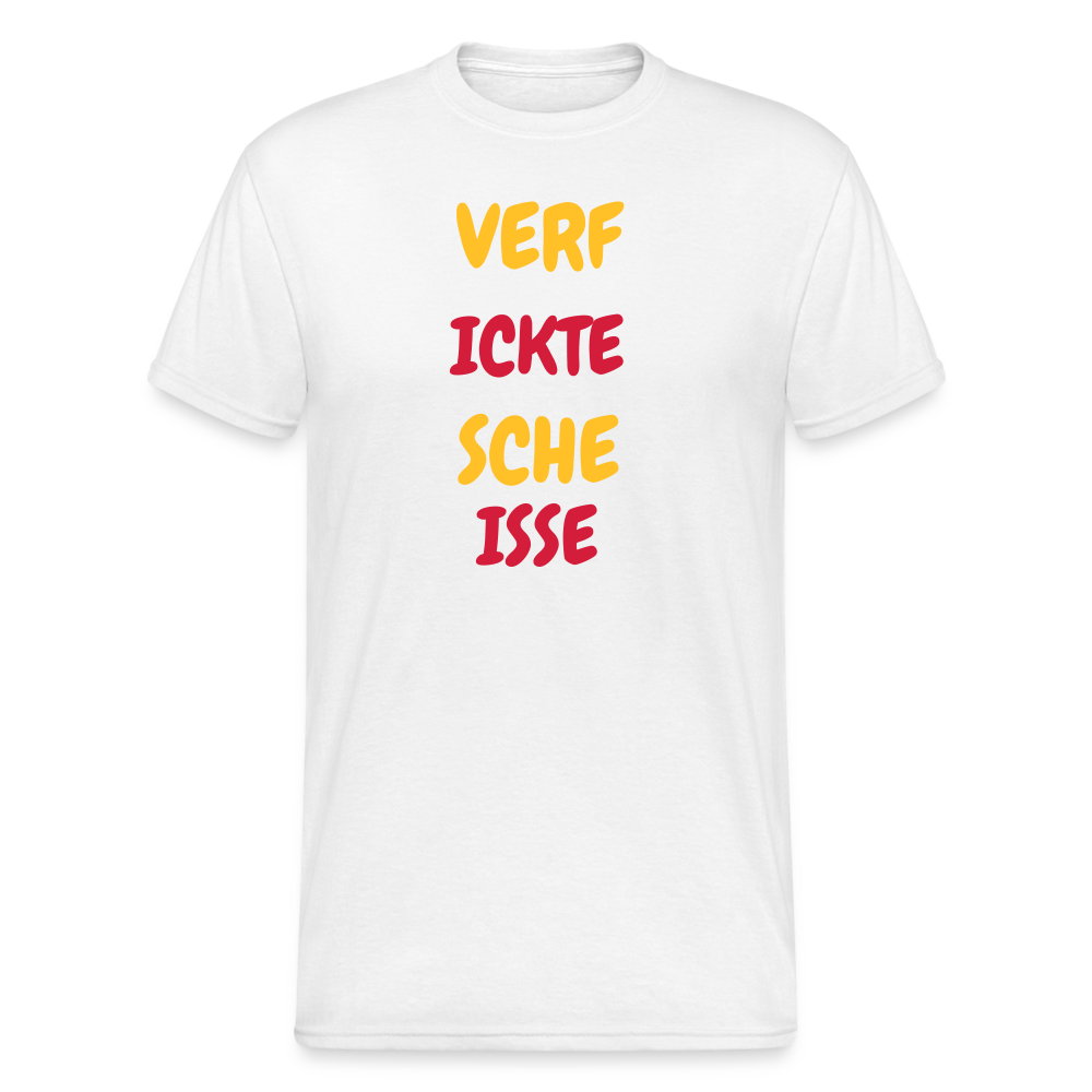 SSW1829 Tshirt VERFICKTESCHEISSE - weiß