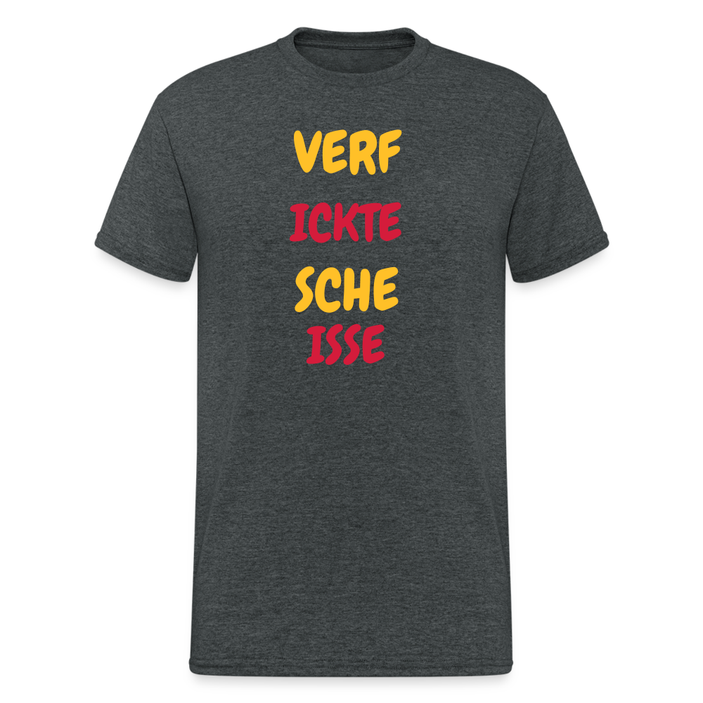 SSW1829 Tshirt VERFICKTESCHEISSE - Dunkelgrau meliert