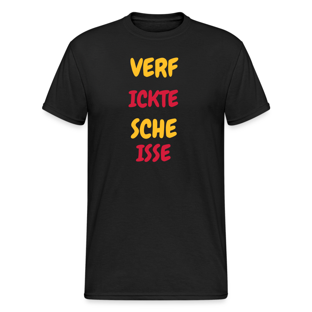 SSW1829 Tshirt VERFICKTESCHEISSE - Schwarz