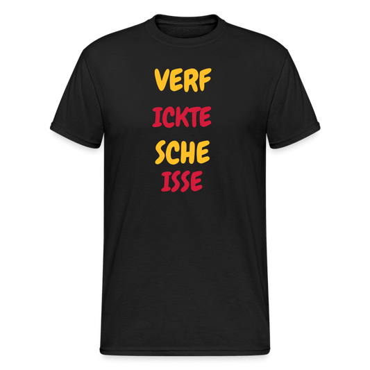 SSW1829 Tshirt VERFICKTESCHEISSE - Schwarz