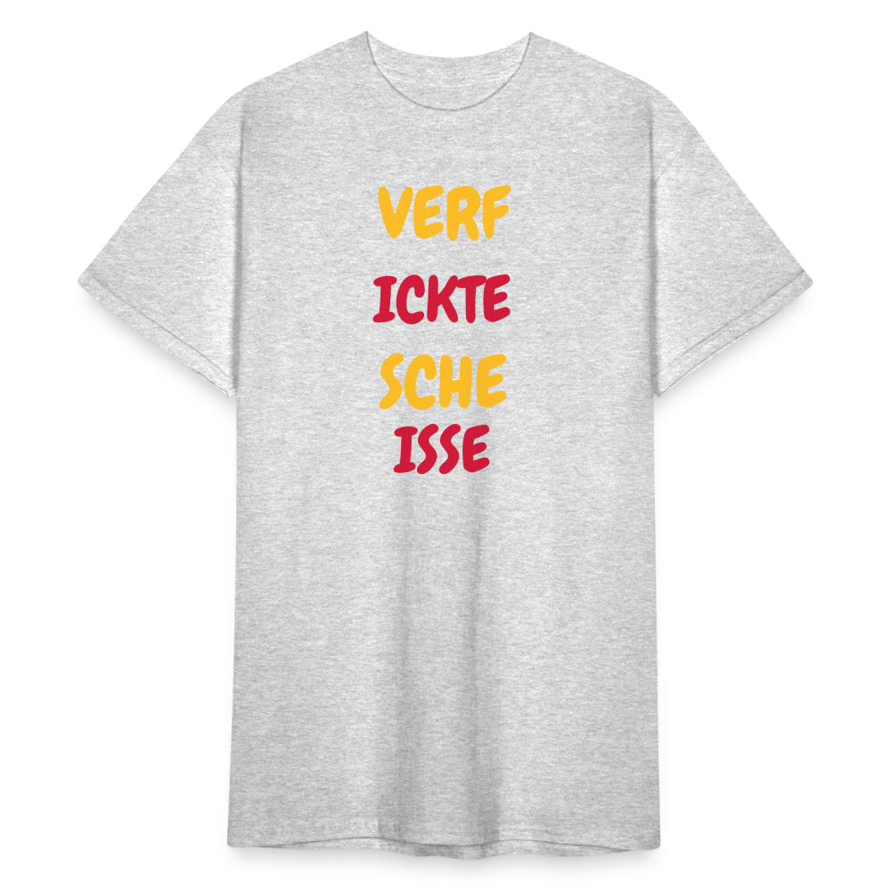 SSW1829 Tshirt VERFICKTESCHEISSE - Grau meliert