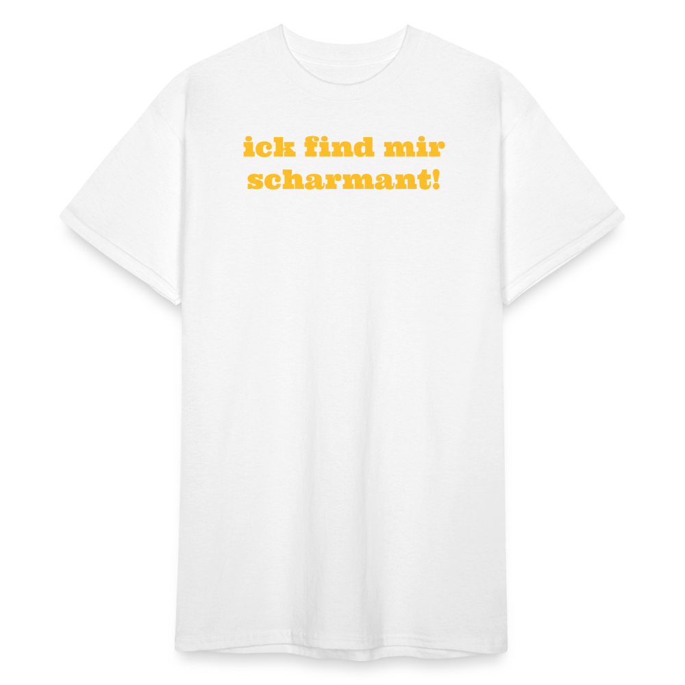 SSW1833 Tshirt ick find mir scharmant! - weiß