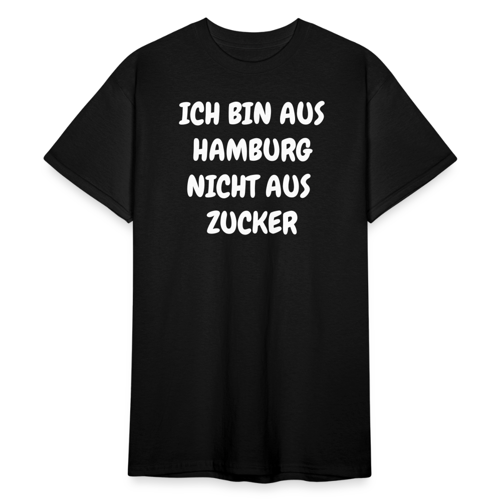 SSW1853 Tshirt ICH BIN AUS HAMBURG NICHT AUS  ZUCKER - Schwarz