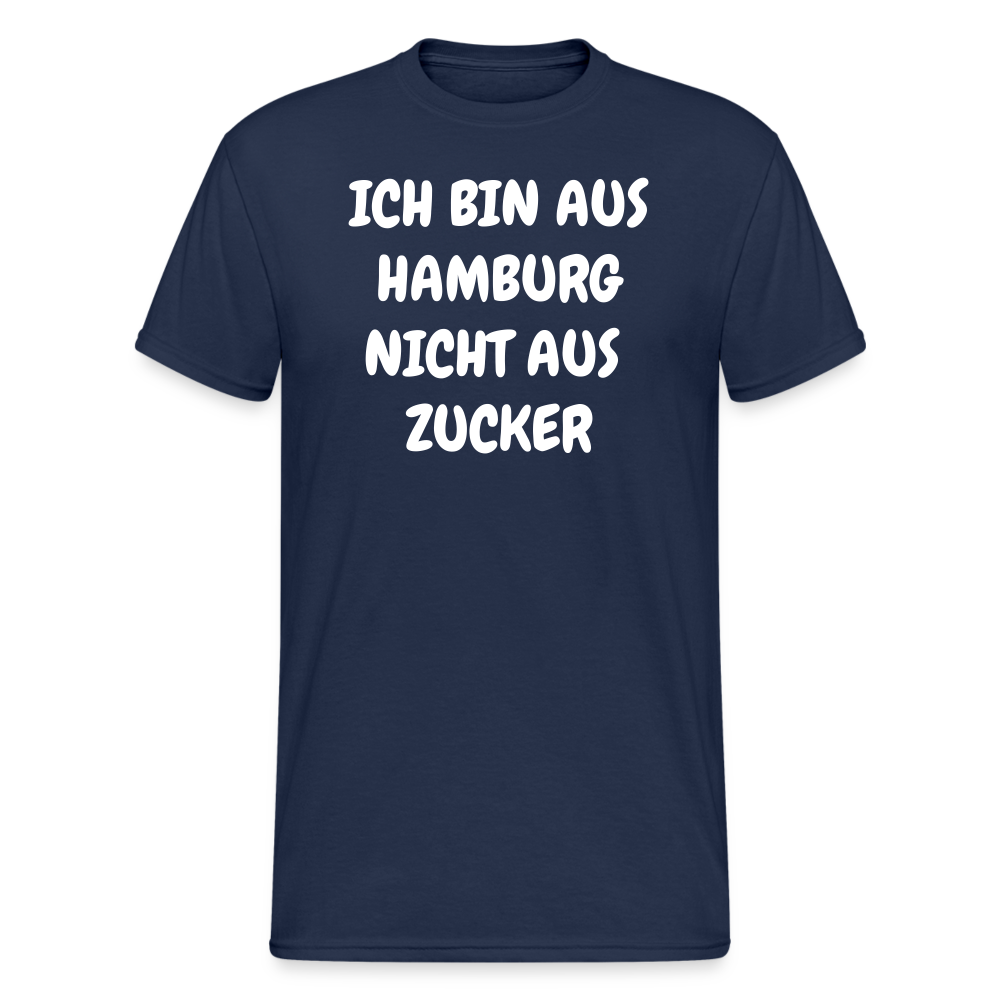 SSW1853 Tshirt ICH BIN AUS HAMBURG NICHT AUS  ZUCKER - Navy