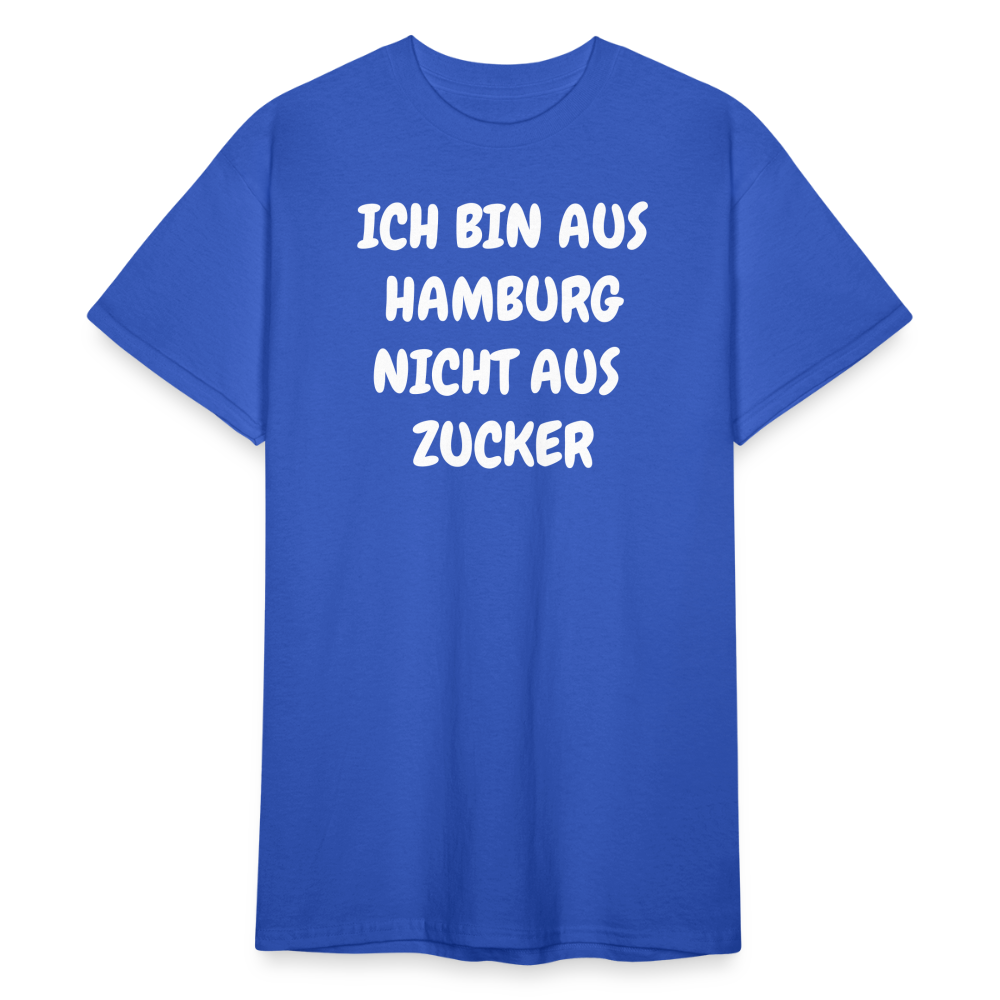 SSW1853 Tshirt ICH BIN AUS HAMBURG NICHT AUS  ZUCKER - Königsblau