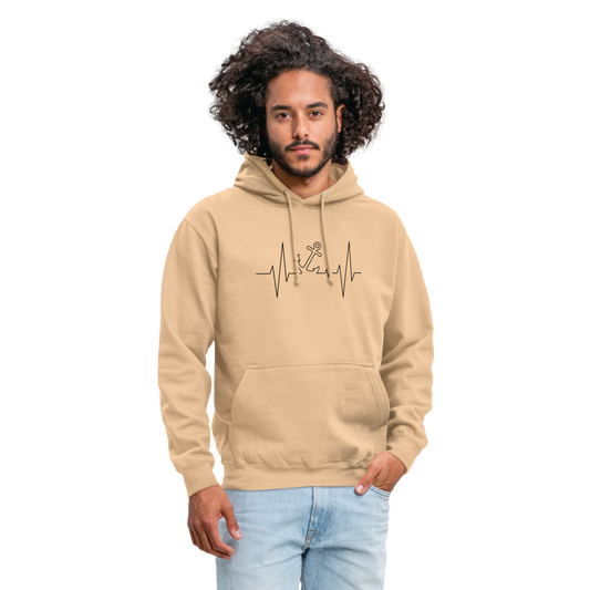 SSW1862 Hoodie  EKG-Anker - Beige