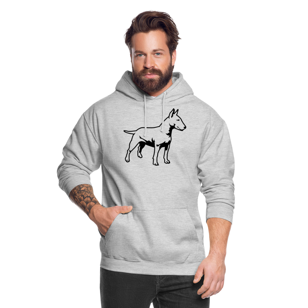 SSW1866 Hoodie  Bull Terrier - Hellgrau meliert