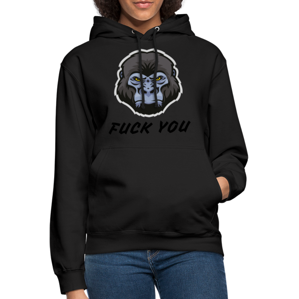SSW1870 Hoodie  Gorilla FUCK YOU - Schwarz