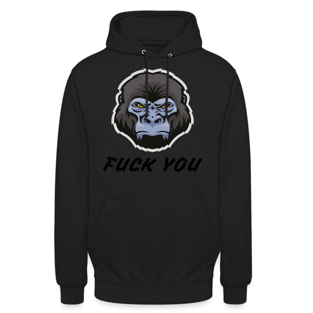 SSW1870 Hoodie  Gorilla FUCK YOU - Schwarz