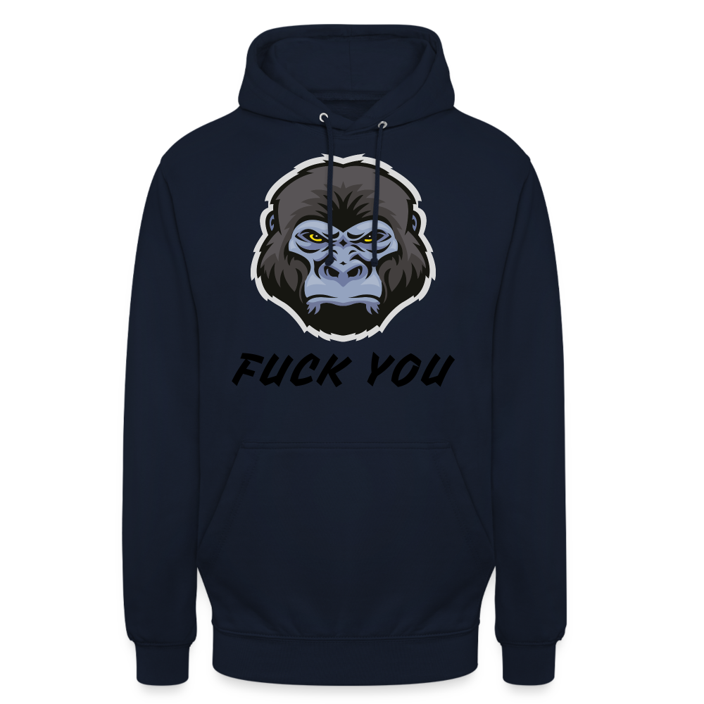SSW1870 Hoodie  Gorilla FUCK YOU - Navy