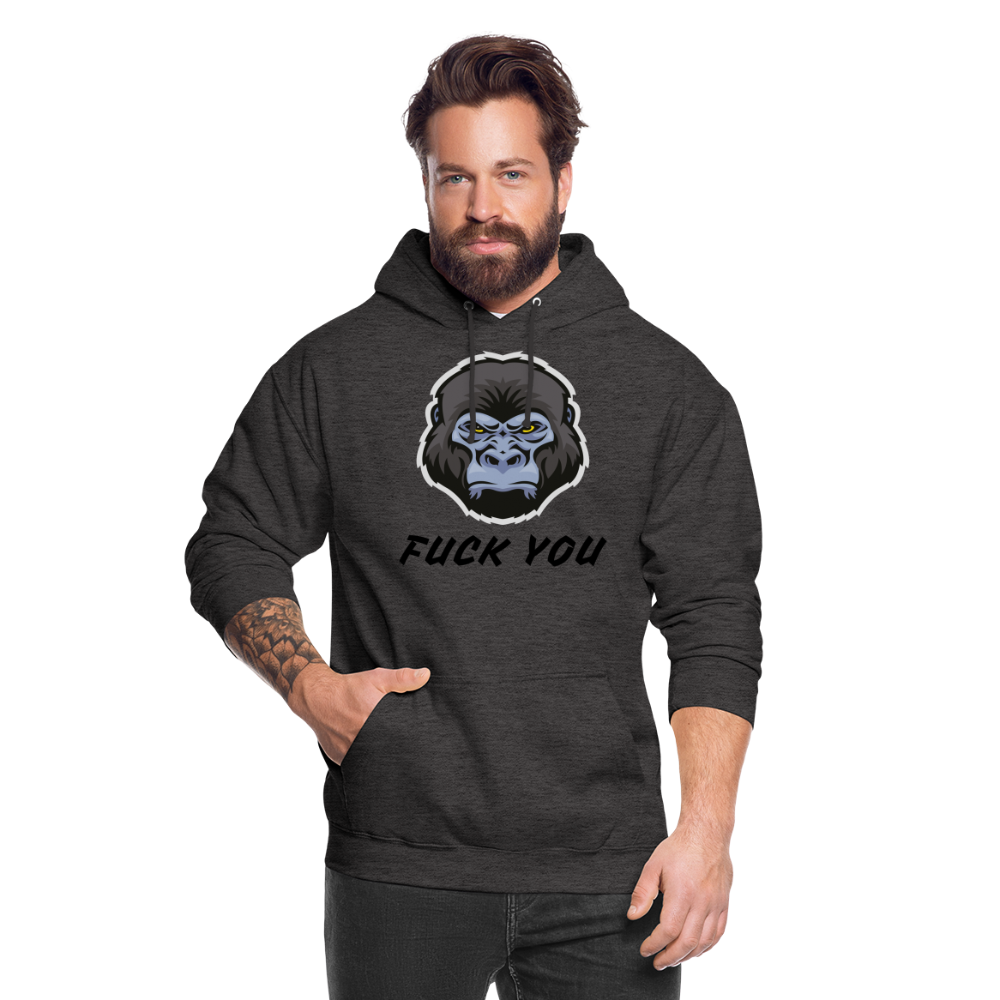 SSW1870 Hoodie  Gorilla FUCK YOU - Anthrazit