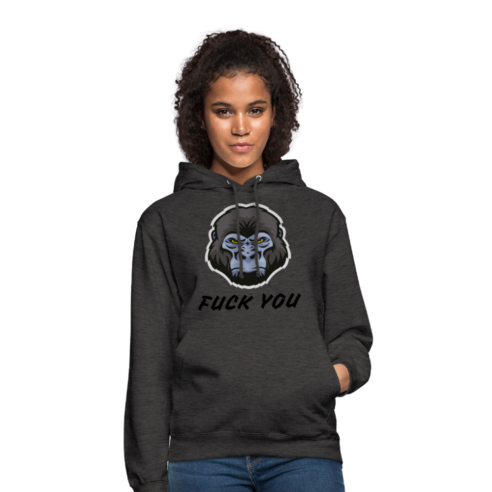 SSW1870 Hoodie  Gorilla FUCK YOU - Anthrazit