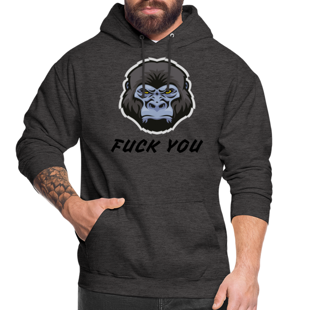 SSW1870 Hoodie  Gorilla FUCK YOU - Anthrazit