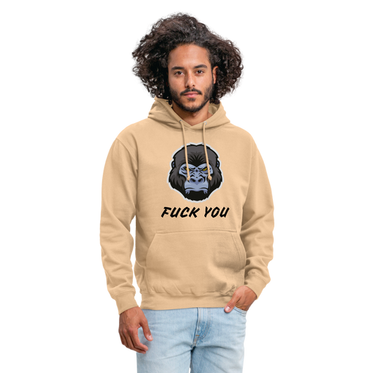 SSW1870 Hoodie  Gorilla FUCK YOU - Beige