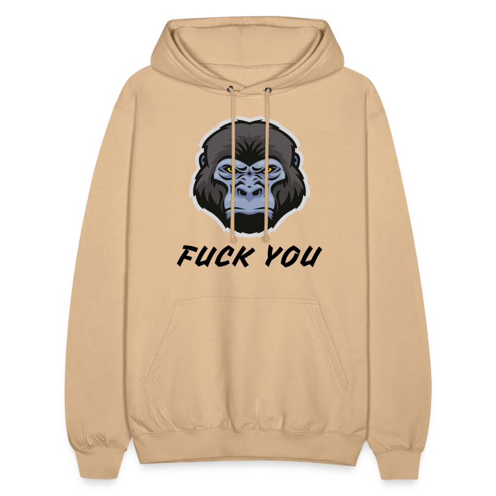 SSW1870 Hoodie  Gorilla FUCK YOU - Beige
