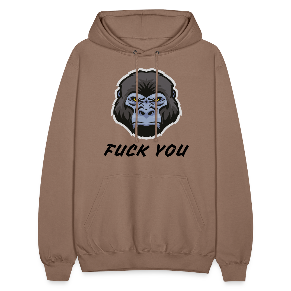 SSW1870 Hoodie  Gorilla FUCK YOU - Mokka