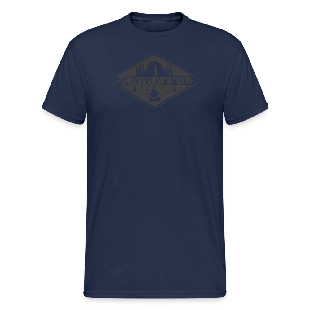 SSW1876 Tshirt camping emblem - Navy
