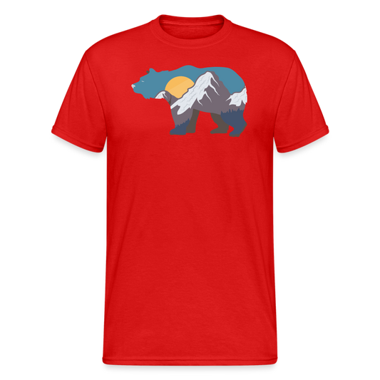 SSW1886 Tshirt Berge tragen - Rot