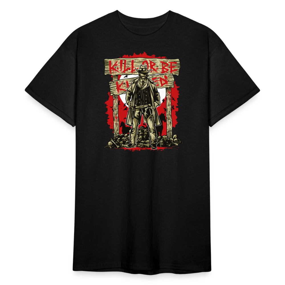 SSW1888 Tshirt töten oder getötet werden - Schwarz