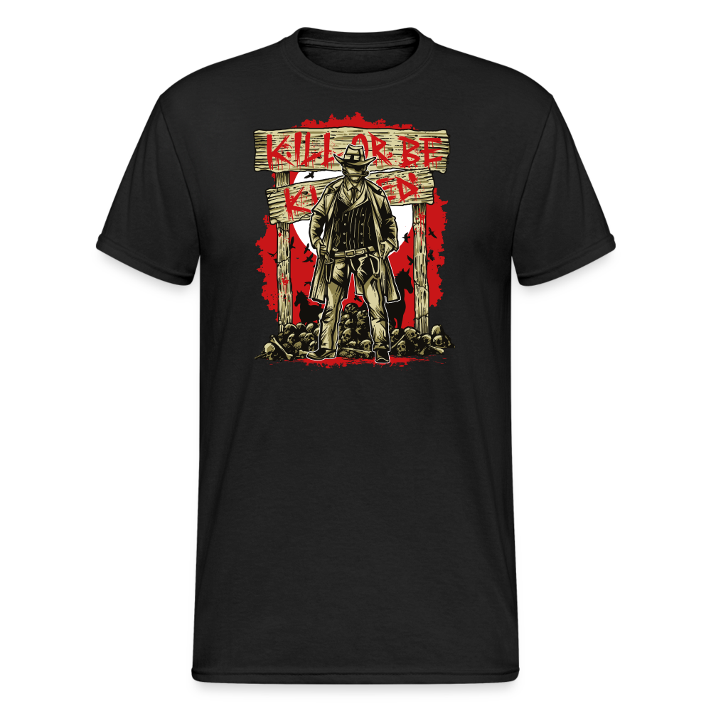 SSW1888 Tshirt töten oder getötet werden - Schwarz
