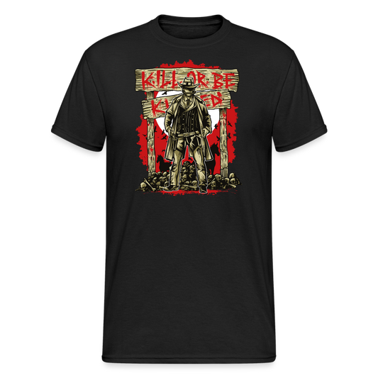 SSW1888 Tshirt töten oder getötet werden - Schwarz