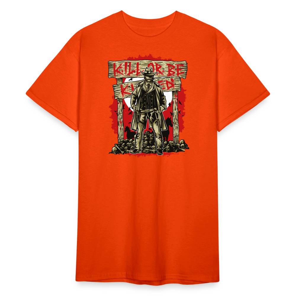 SSW1888 Tshirt töten oder getötet werden - kräftig Orange