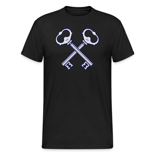 SSW1890 Tshirt Gekreuzte Schlüssel - Schwarz