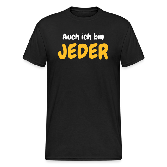 SSW1904 Tshirt Auch ich bin JEDER - Schwarz