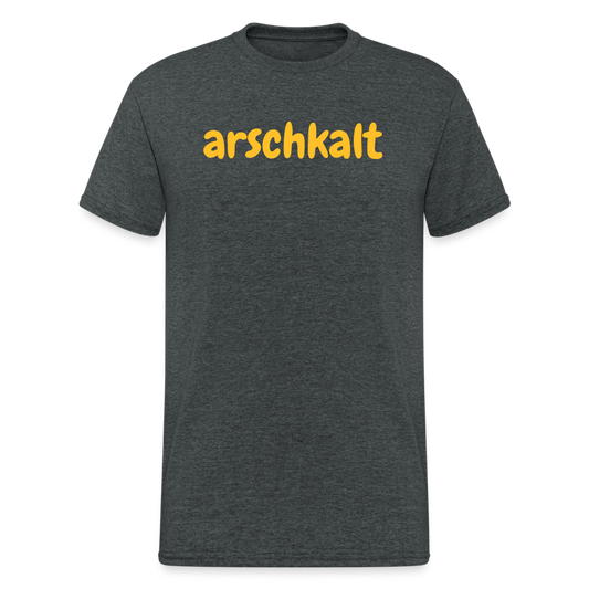 SSW1907 Tshirt arschkalt - Dunkelgrau meliert