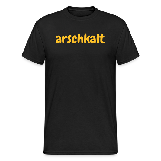 SSW1907 Tshirt arschkalt - Schwarz