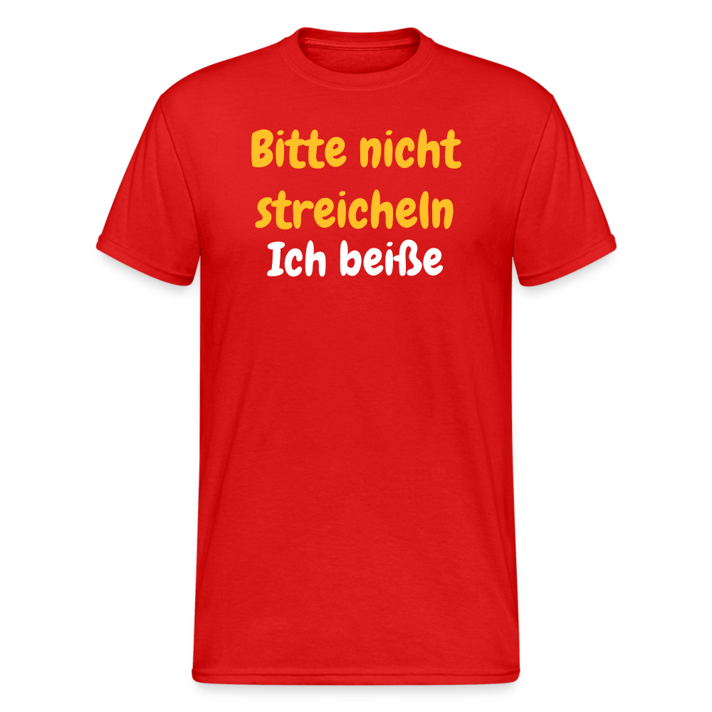 SSW1909 Tshirt Bitte nicht streicheln - Rot