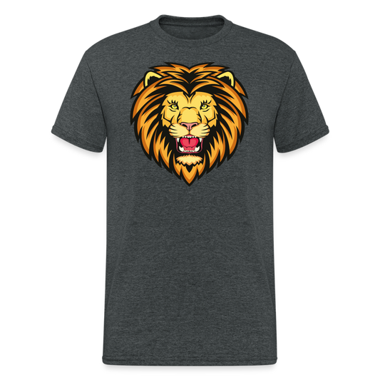 SSW1915 Tshirt Löwenkopf - Dunkelgrau meliert