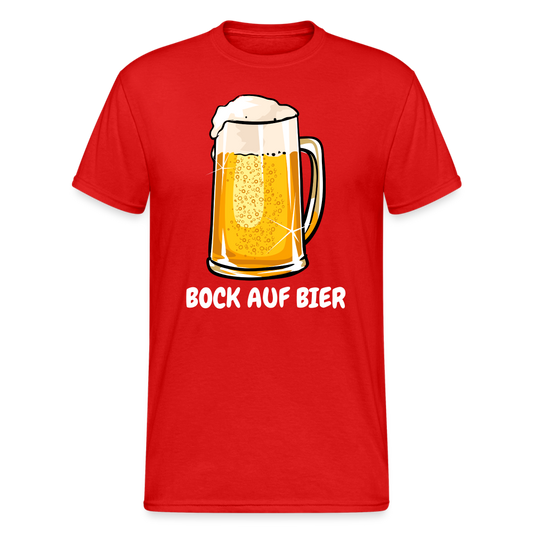 SSW1919 Tshirt BOCK AUF BIER - Rot