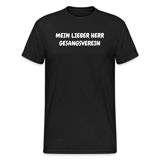 SSW1920 Tshirt MEIN LIEBER HERR GESANGSVEREIN - Schwarz