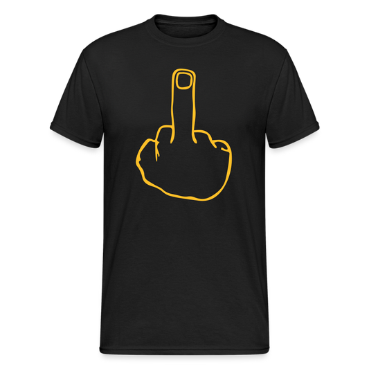 SSW1930 Tshirt Mittelfinger - Schwarz