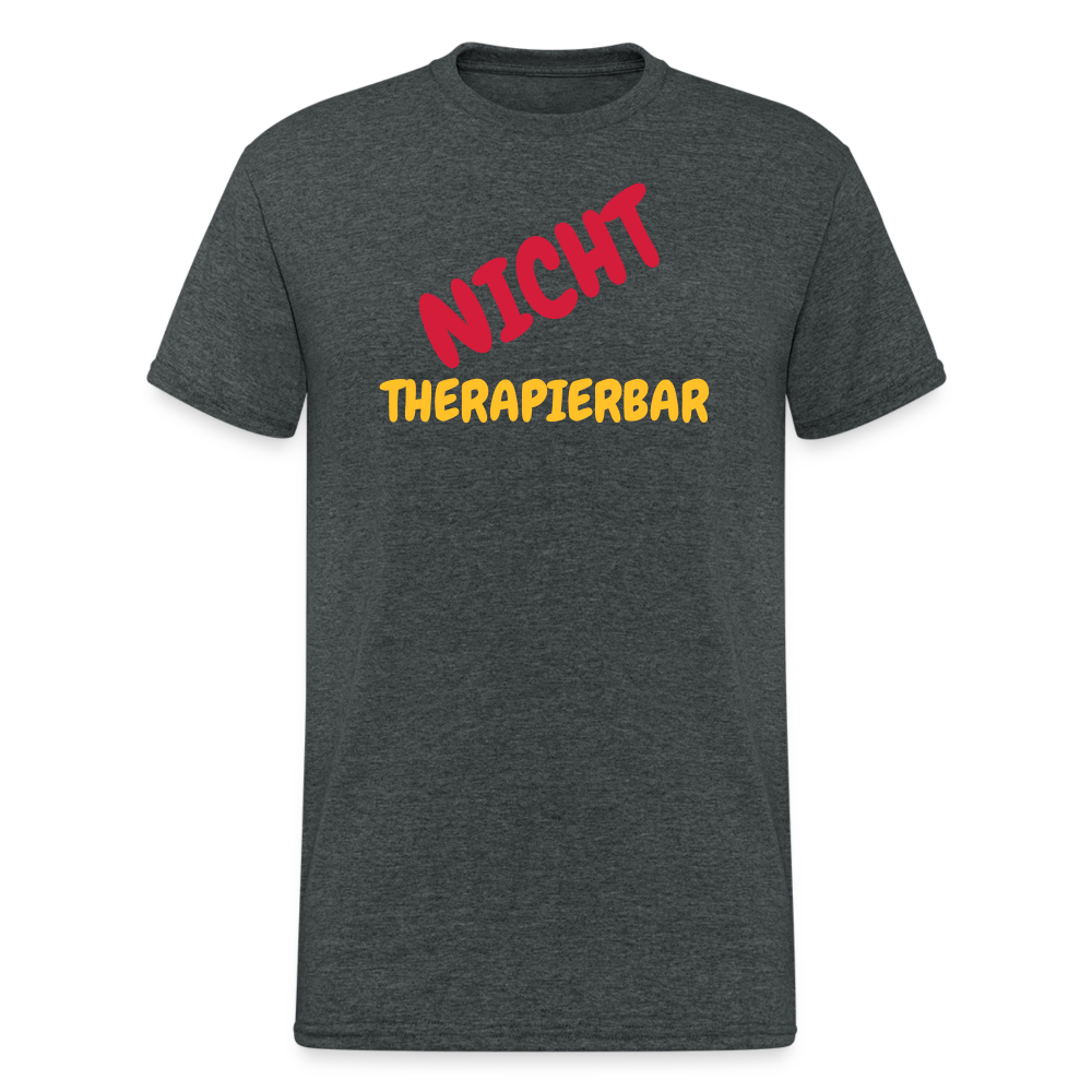 SSW1935 Tshirt NICHT THERAPIERBAR - Dunkelgrau meliert
