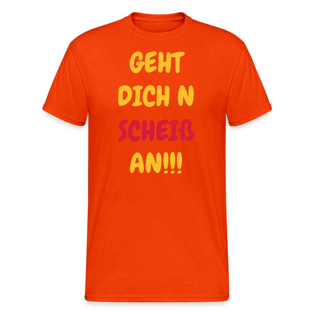 SSW1948 Tshirt ..GEHT DICH N  SCHEIß AN!!! - kräftig Orange