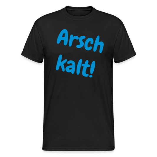 SSW1950 Tshirt Arsch kalt! - Schwarz