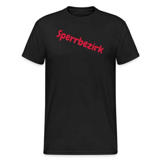 SSW1974 Tshirt Sperrbezirk - Schwarz
