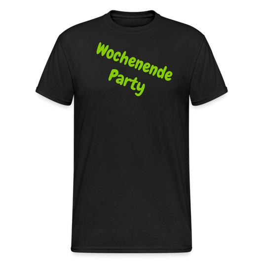 SSW1975 Tshirt Wochenende Party - Schwarz
