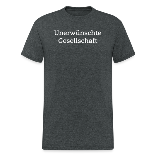 SSW2014 Tshirt Unerwünschte Gesellschaft - Dunkelgrau meliert