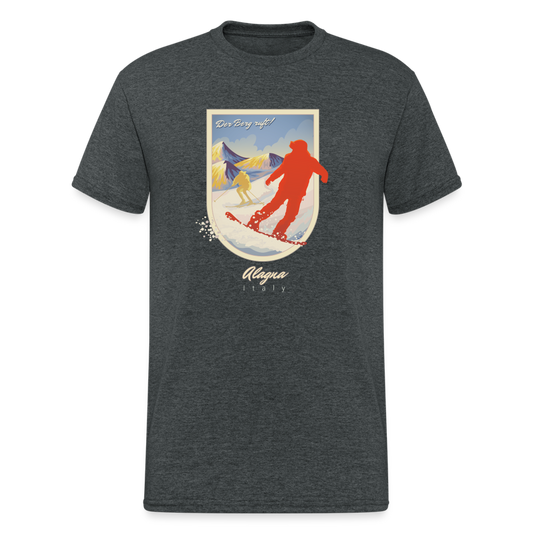 SSW2018 Tshirt Alagna, Italien - Dunkelgrau meliert
