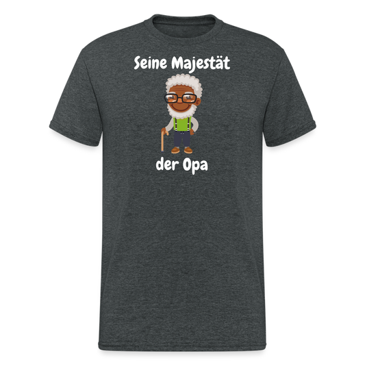 SSW2025 Tshirt Seine Majestät der Opa - Dunkelgrau meliert