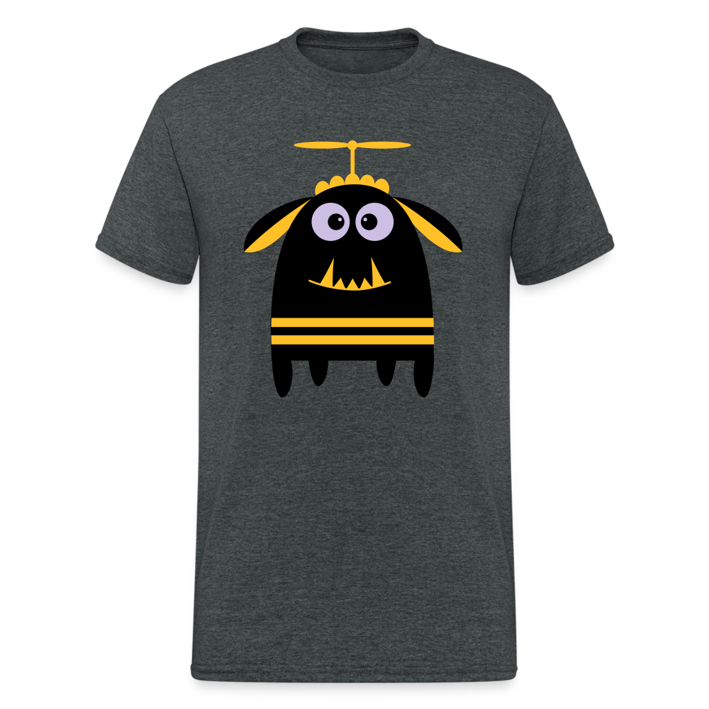SSW2065 Tshirt Monster - Dunkelgrau meliert