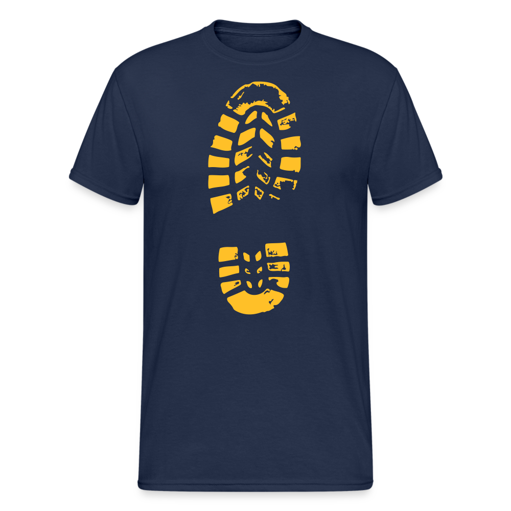 SSW2067 Tshirt Fußabdruck - Navy
