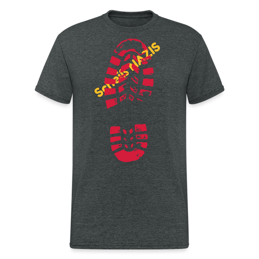 SSW2068 Tshirt Scheiß NAZIS - Dunkelgrau meliert