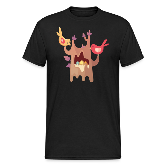 SSW2070 Tshirt Vogelnest - Schwarz